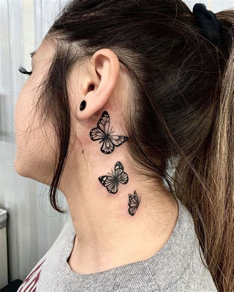 back of neck tattoos for females|back neck tattoo designs female.